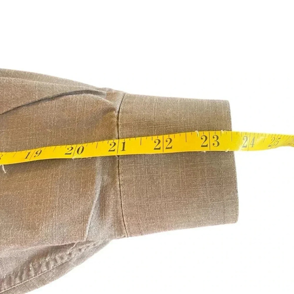 Wolverine Men’s Gray Button Up Long Sleeved Work Shirt Large Pockets Outdoor - Picture 6 of 11